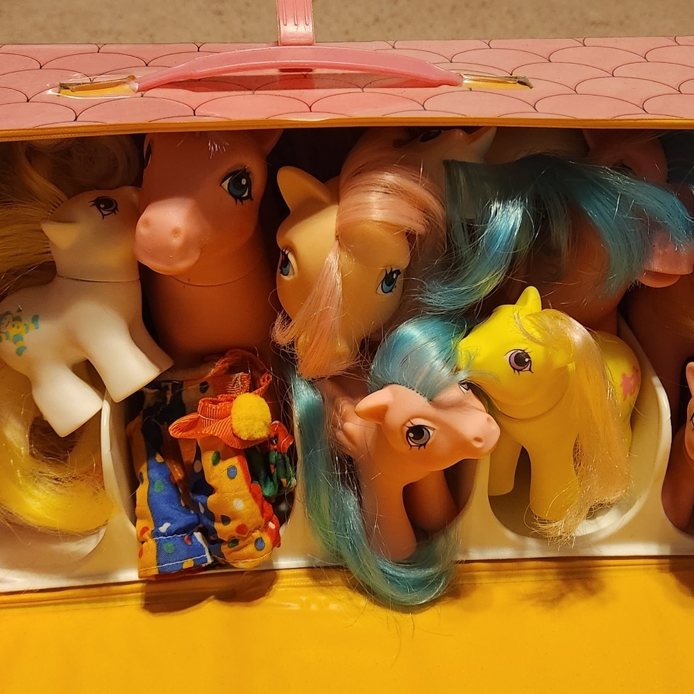 Vintage 1980s My Little Pony Ponies G1 Lot Case